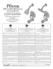 Pfister CONTEMPRA R89 Serie Manual De Instalación
