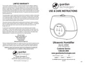 Guardian Technologies H4750AR Instrucciones De Uso Y Cuidado