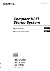 Sony LBT-LX9AV Manual De Instrucciones