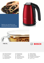 Bosch TWK 78 Serie Instrucciones De Uso