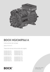 .bock HGX34P/215-4 A Instrucciones De Montaje