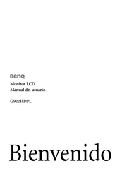 BenQ G922HDPL Manual Del Usuario