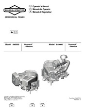 Briggs & Stratton Vanguard 540000 Serie Manual Del Operario