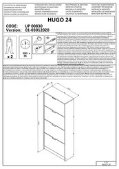 Forma Ideale UP 00830 Instrucciones De Montaje