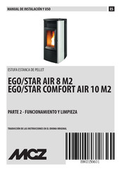 MCZ EGO COMFORT AIR 10 M2 Manual De Instalacion Y Uso