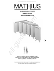 Mathius AX 208 Instrucciones De Instalacion Y Uso