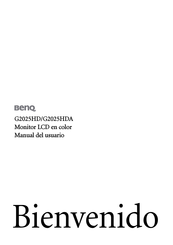 BenQ G2025HD Manual Del Usuario