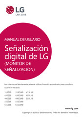 LG 43SL5B Manual De Usuario