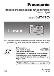 Panasonic LUMIX DMC-FT25 Instrucciones Básicas De Funcionamiento