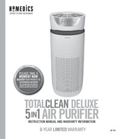 HoMedics TOTALCLEAN DELUXE AP-T45 Manual De Instrucciones E Información Sobre La Garantia