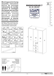 FMD Furniture MADAGASKAR 7 806-007 Instrucciones De Montaje