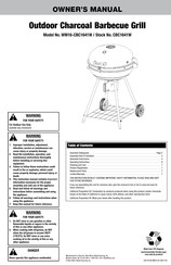 Backyard Grill CBC1641W Manual De Instrucciones