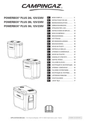 Campingaz POWERBOX PLUS 28L 12V/230V Instrucciones De Empleo