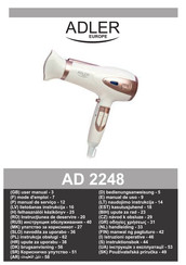 Adler europe AD 2248 Manual De Uso