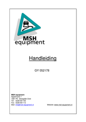 MSH equipment GYSPOT 39.02 Manual Del Usuario