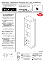 Profijt Meubel GRATON 81 Instrucciones De Montaje