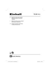 Einhell TE-HD 18 Li Manual De Instrucciones