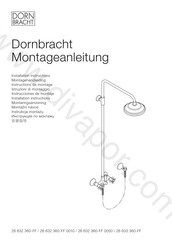 Dornbracht 26 632 360-FF Instrucciones De Montaje