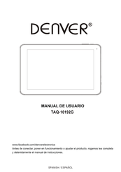 Denver TAQ-10192G Manual De Usuario