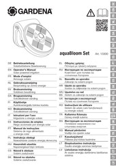 Gardena aquaBloom Set 13300 Manual De Instrucciones