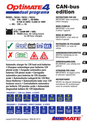 TecMate OptiMATE4 TM350 Manual De Instrucciones