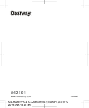 Bestway 62101 Manual De Instrucciones