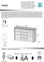 Forte YPK26 Instrucciones De Montaje