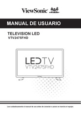 ViewSonic VTV2475FHD Manual De Usuario