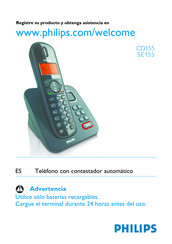 Philips SE155 Manual Del Usuario