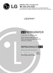 LG LSC27918 Serie Manual De Usuario