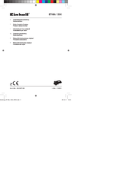 EINHELL BT-MA 1300 Instrucciones De Montaje