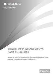 Aspes AC1185NF Manual De Funcionamiento Para El Usuario