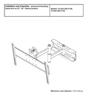 peerless-AV PLA50-UNLP-GS Instrucciones De Montaje