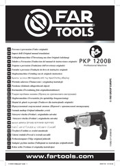 Far Tools PKP 1200B Traduccion Del Manual De Instrucciones Originale