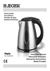 HAEGER Paris EK-22S.009A Manual De Instrucciones