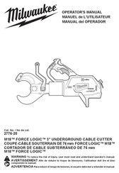 Milwaukee 2776-21 Manual Del Operador