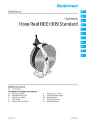Nederman Hose Reel 889 Standard Manual De Usuario