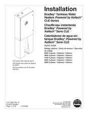 Bradley Keltech CLE18 Serie Instalación
