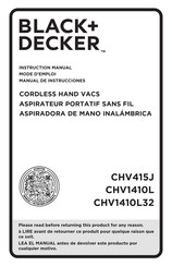 Black and Decker CHV415J Manual De Instrucciones