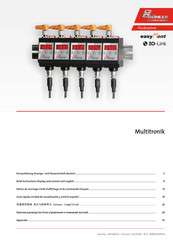 Bühler technologies Multitronik Guía Rápida