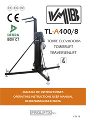 VMB TL-A400/8 Manual De Instrucciones