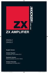 Kicker ZX.2-Series Manual Del Propietário