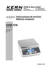 KERN FCB 3K-4A Instrucciones De Servicio