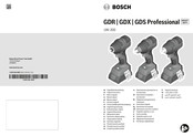 Bosch Heavy Duty GDR Professional 18V-200 Manual Original