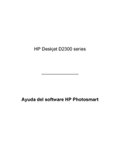 HP HP Deskjet D2300 Serie Manual De Ayuda