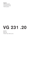 Gaggenau VG 231 .20 Instrucciones De Uso
