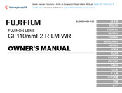 FujiFilm G F110mm F2 R LM WR Manual Del Usuario