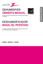 Zenith Z ZD300 Manual Del Propietário