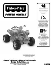 Fisher-Price POWER WHEELS X6651 Manual Del Usuario