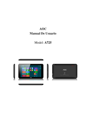 AOC A725 Manual De Usuario